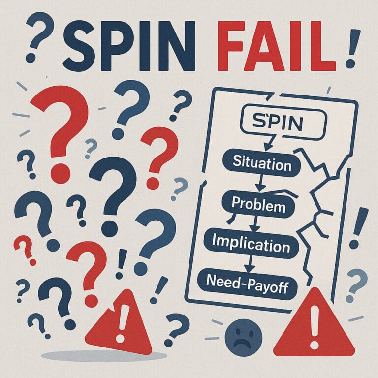 SPIN Selling Failure Cases 실패 사례 분석 – 왜 SPIN이 통하지 않았을까?