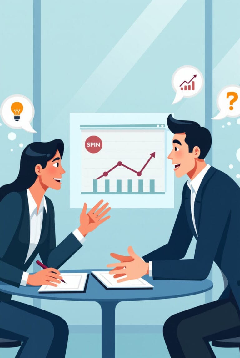 “질문 하나로 세일즈를 뒤집다 – SPIN Selling의 비밀”