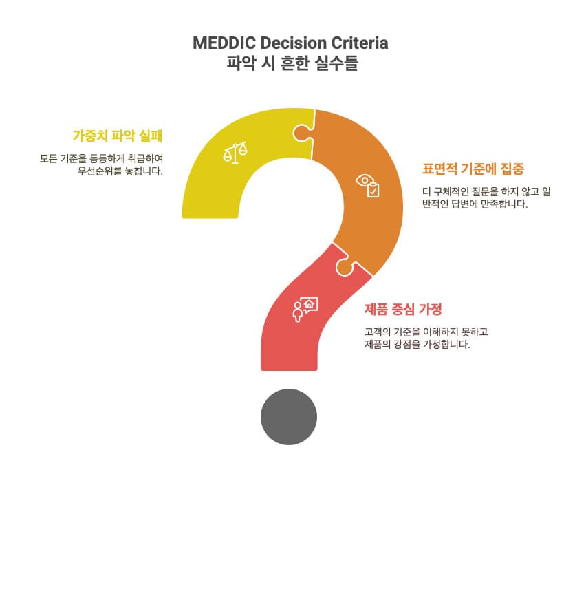 Meddic decision criteria